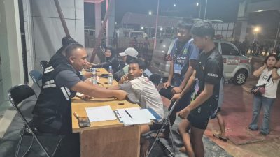 Sidokkes Polres Kutim Siagakan Layanan Kesehatan di Street Run Ramadhan Fest 2026