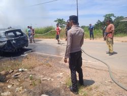 Keterangan Polsek Bengalon Soal Mobil Terbakar di KM 110: Angkut BBM dan Ledakan Dipicu Saat AC Dinyalakan